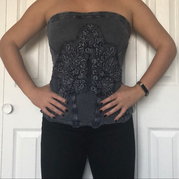 Free People Strapless Top - Picture 3 of 4